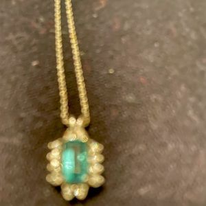 Columbia Emeralds and Diamonds earrings and necklace